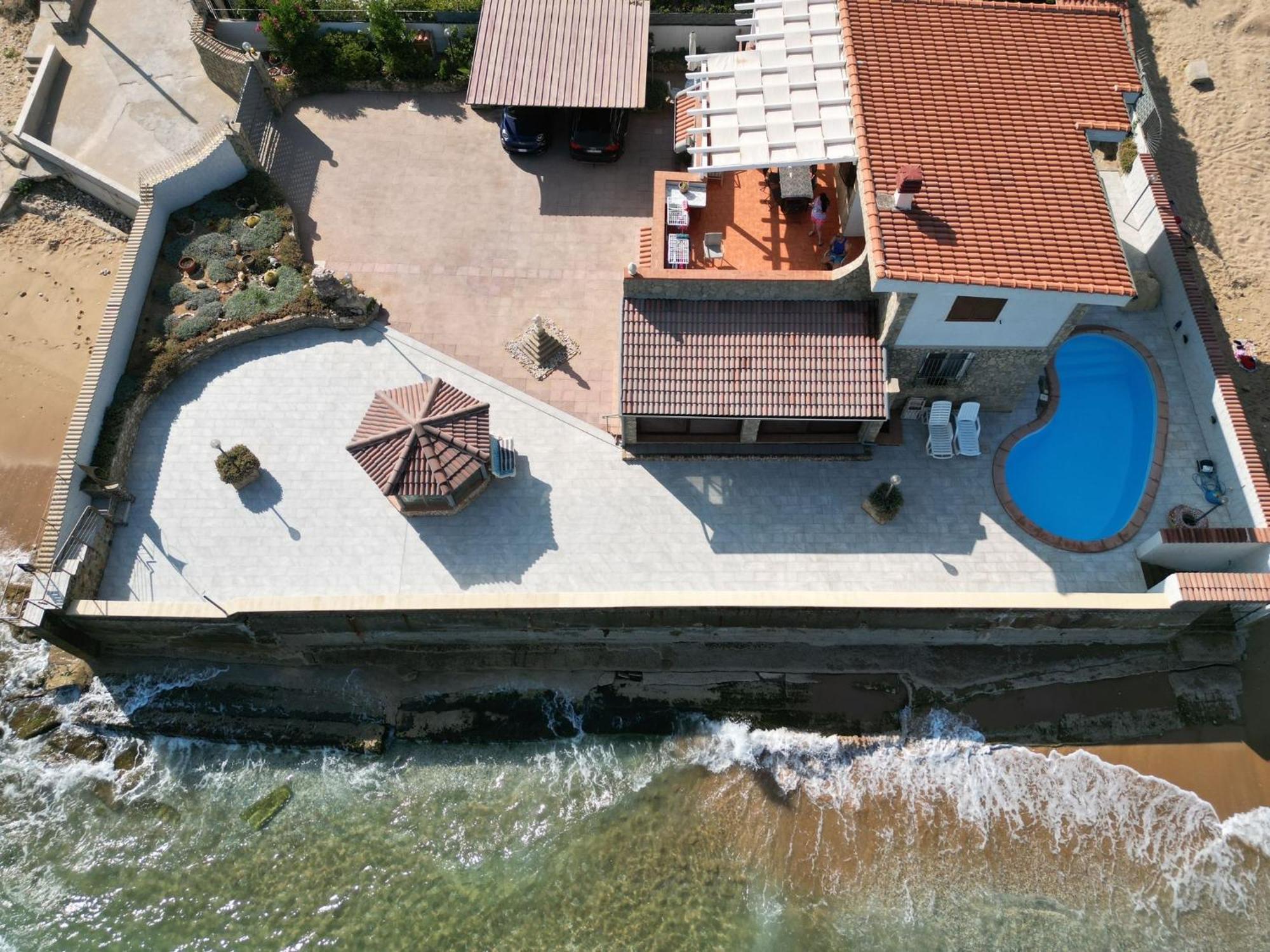 فيلا Casa Vacanza Barbera - In Riva Al Mare ترابيتو المظهر الخارجي الصورة